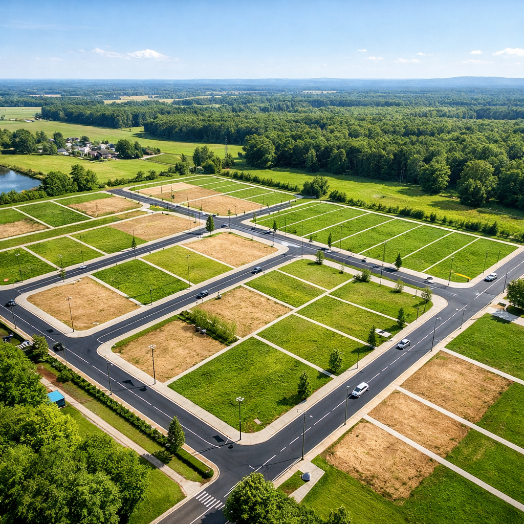 Residential & Commercial Plots High-strength crushed stone